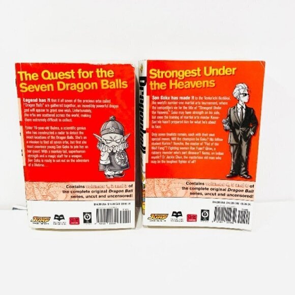 Dragonball 3-in-1 Volumes 1-6 Complete Original Uncut Uncensored Shonen Jump - Picture 3 of 3